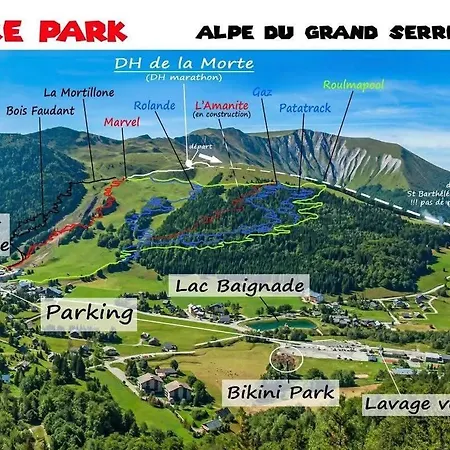 En Station De Familiale, Vue Sur Les Montagnes